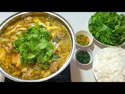 Cách nấu LẨU GÀ LÁ É thơm ngon hấp dẫn tại nhà -  Combo Món Ăn