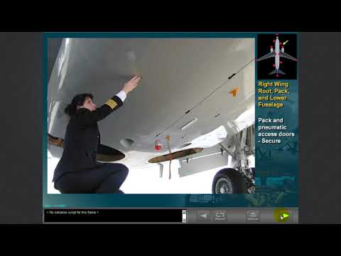 #002 737NG Walkaround , Boeing 737-800NG CBT (Computer Based Training)