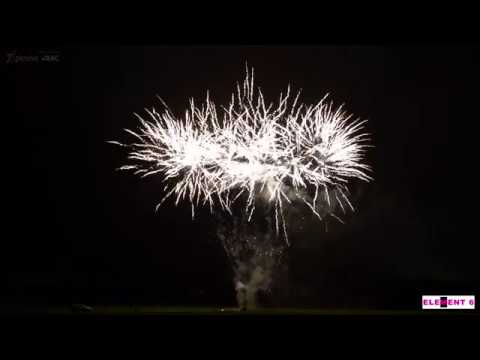 SCF9911 -  150s 30mm Silver Crown & Brocade Waterfall w Brocade Crown Fan (4k video)