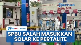 Motor Konsumen Ramai-ramai Mogok, SPBU Kembangan Salah Masukkan Solar ke Tangki Pertalite