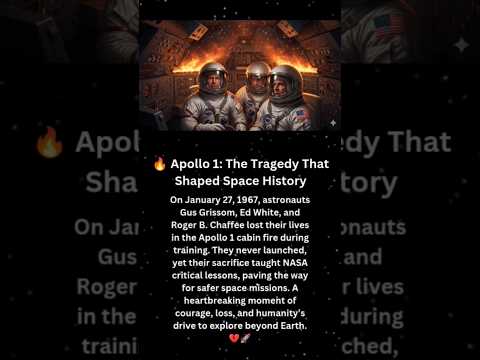 🔥 Apollo 1: The Tragedy That Shaped Space History