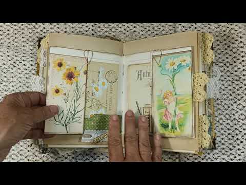 Lazy Daisy Junk Journal flip through "SOLD"