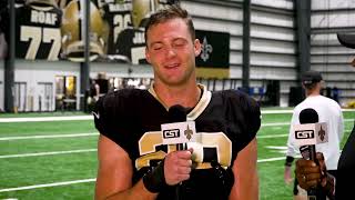 1st Day in Pads @ Saints Training Camp