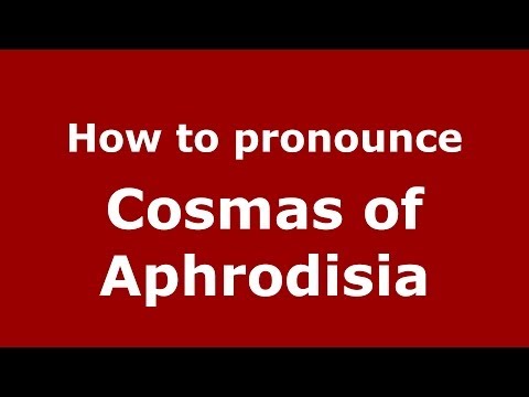 How to pronounce Cosmas of Aphrodisia (Italian/Italy) - PronounceNames.com