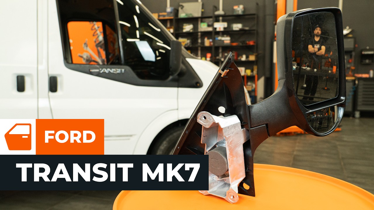 Jak vyměnit vnější zpětné zrcátko na autě Ford Transit Mk7 van – průvodce výměnou