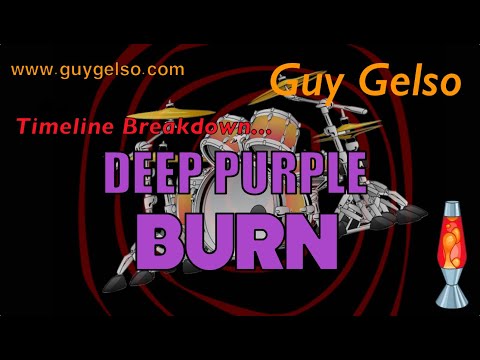 Deep Purple Burn Ian Paice Lesson