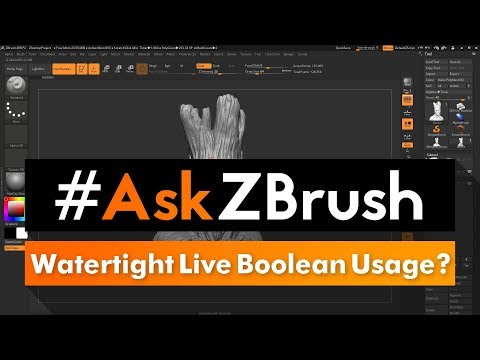 #AskZBrush: “How can I use Live Boolean to create a watertight mesh for 3D Printing?”
