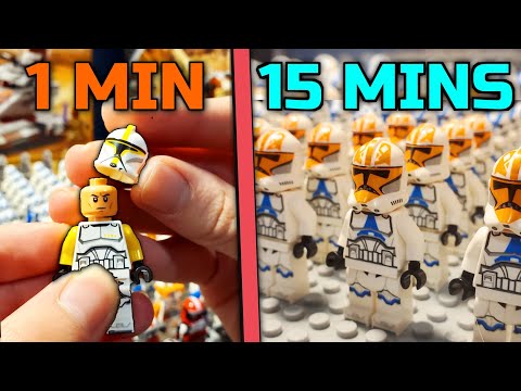 I Build a LEGO CLONE ARMY in 15 Minutes!