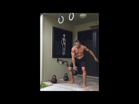 28 kg. Alternating Kettlebell Snatch x 10 - age 51, November 1, 2020