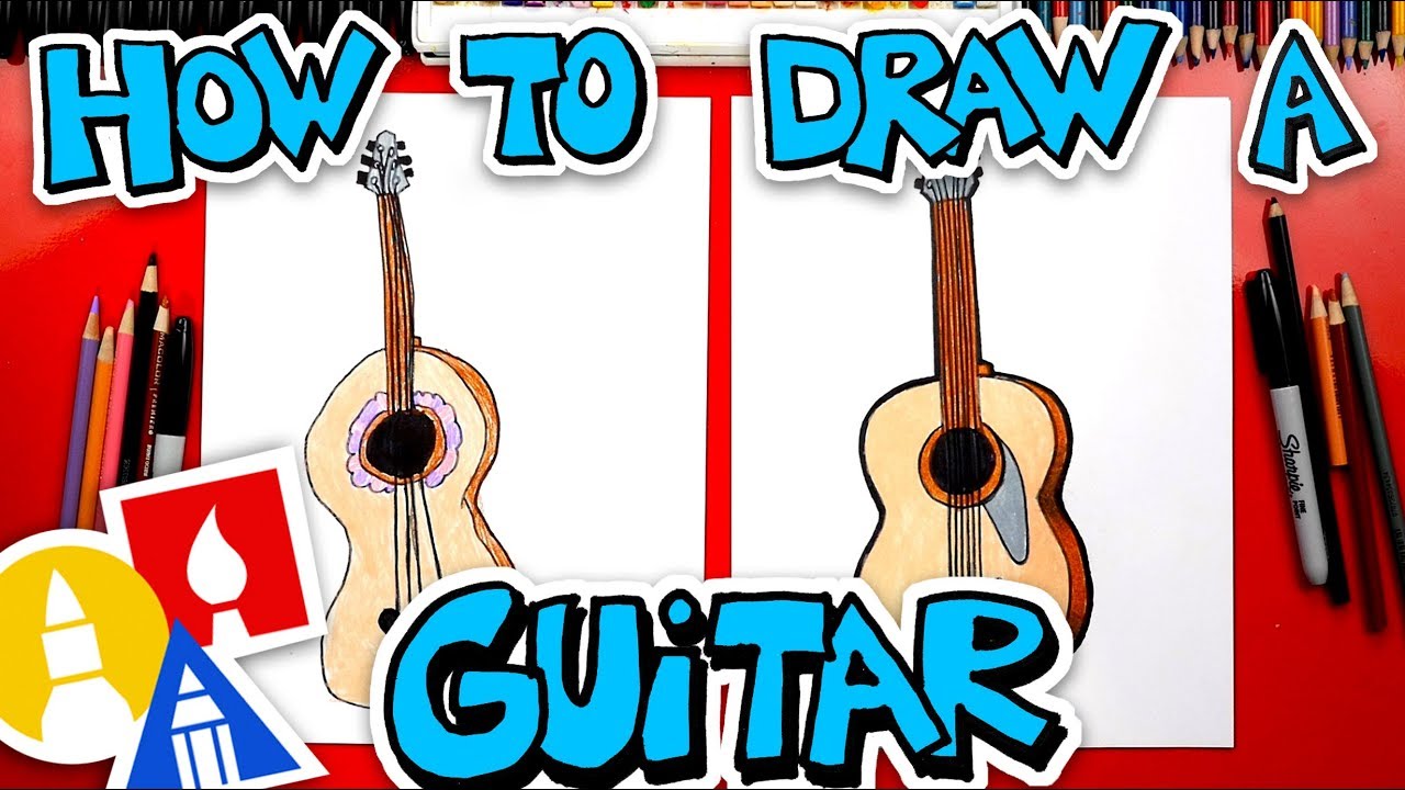 How To Draw A Guitar