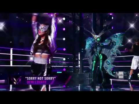 Masked singer butterfly preform sorry not sorry