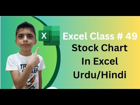 Excel Class 49 Insert Stock Chart In Excel Urdu/Hindi