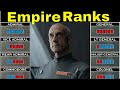All Imperial Ranks Of The Galactic Empire [Canon] Star Wars Explained