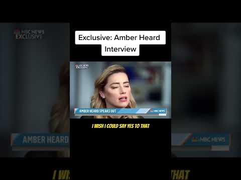 Exclusive Amber Heard Interview | Tiktok: jonbernardk #amberheard #amberheardjohnnydepp #amber