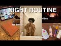 my productive & cozy night routine 🌙: self care, working out, cooking, drinking tea, and mini haul