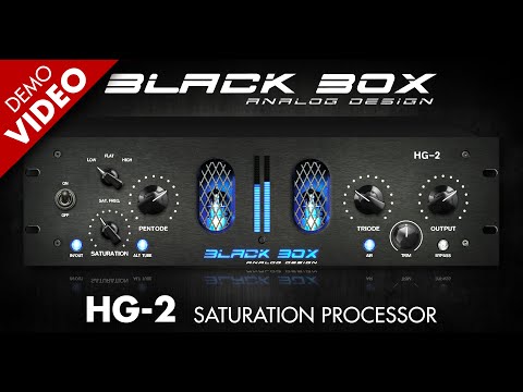 Black Box Analog Designs - HG-2 Saturation Processor - KMR Demo Room