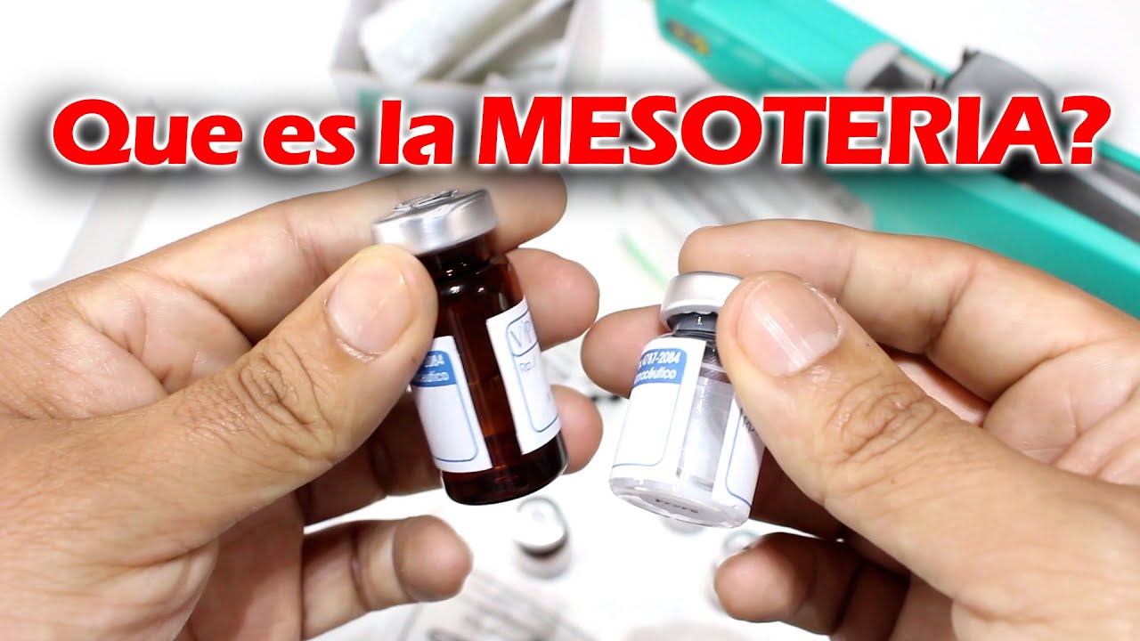 Para que sirve la MESOTERAPIA como funciona la mesoterapia TIPOS, FARMACOS. Curso de MESOTERAPIA