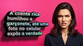 A cliente rica humilhou a garçonete, até que uma foto no celular expôs a verdade