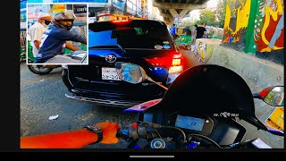 এটা কে...? গাড়ি টা ব্লক করে দিলো??    #পেটুক_biker