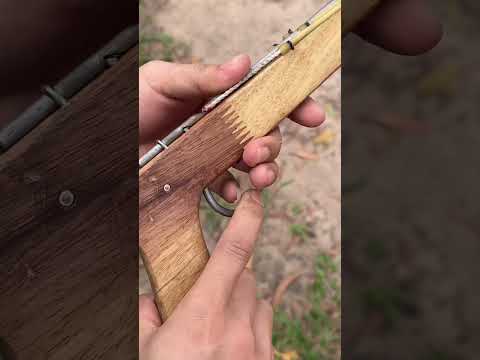 Ugly Handmade Bamboo Slingshot #shorts #carft #bamboo