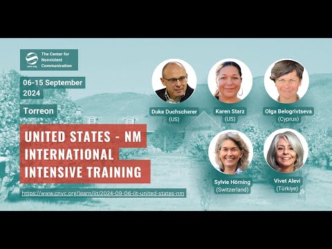 Dive into the depth of Nonviolent Communication with the trainers of United States-New Mexico IIT