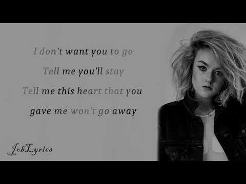 Grace Davies - Don't Go [Lyrics]