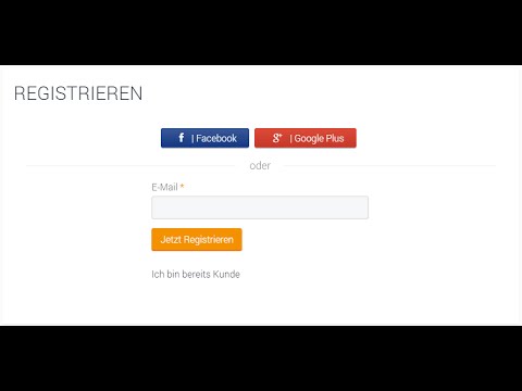 Registrierung / Anmeldung bei utransto