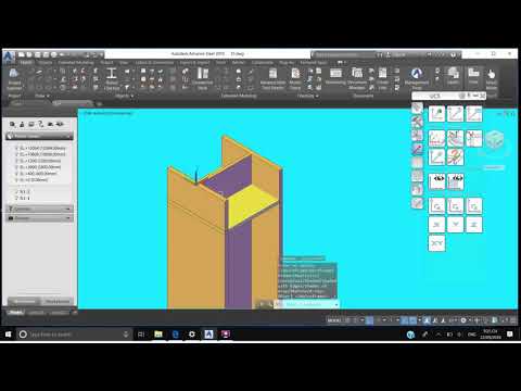 ADVANCE STEEL 2019 TUTORIAL/12/ EXACT CROSS SECTION-DW
