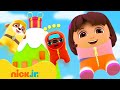 Dora Jumps Up The Mountain For A Present W Rubble And Blaze Jumpsies Ep 5 Nick Jr