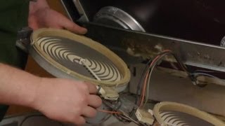 How to Replace Elements on Glass Top Electric Ranges : Electrical Repairs