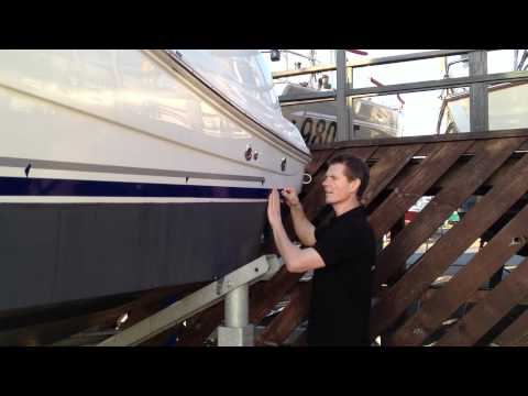 How to apply a boat stripe.