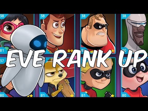 RANKING UP 3 STAR EVE (WALL-E) - Disney Heroes: Battle Mode
