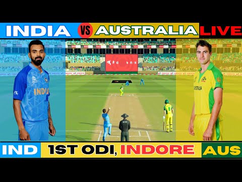 Live: India Vs Australia, 2nd ODI, INDORE | Live Scores | IND vs AUS 2023 1st Inning #livescore