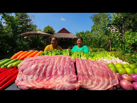 Market Show Buying and Cooking: Crispy Deep Fried Pork Ribs with Sesame Seeds Recipe