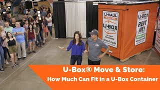 U-Box® Move & Store: How Much Can Fit in a U-Box Container