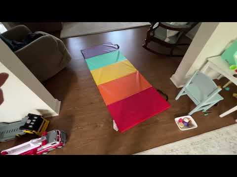 Antsy Pants Tumbling Mat – Gymnastics Mat, Easy to Clean Gym Mat Review