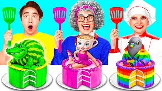 自分 VS おばあちゃんの料理チャレンジ | ブレインロットバトル