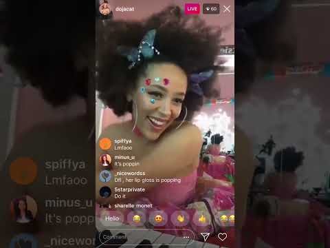 Thumbnail for Doja cat playing unreleased beats on Instagram live 2016 Rare