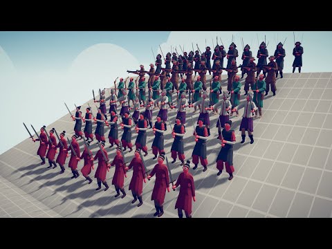 ARABIAN ARMY vs CHINA ANCIENT SOLDIERS | Totally Accurate Battle Simulator - TABS