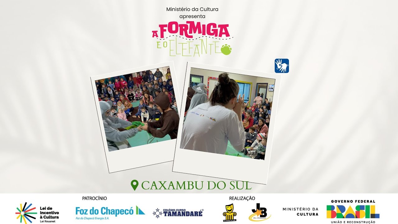 A FORMIGA E O ELEFANTE em Caxambu do Sul, SC