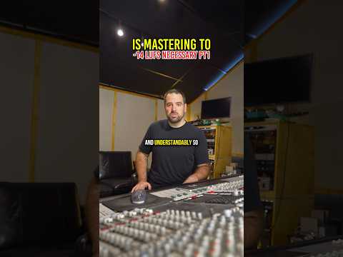 Do you master to -14 LUFS? If so why? #musicproducer #audioengineering #audioengineer #mastering
