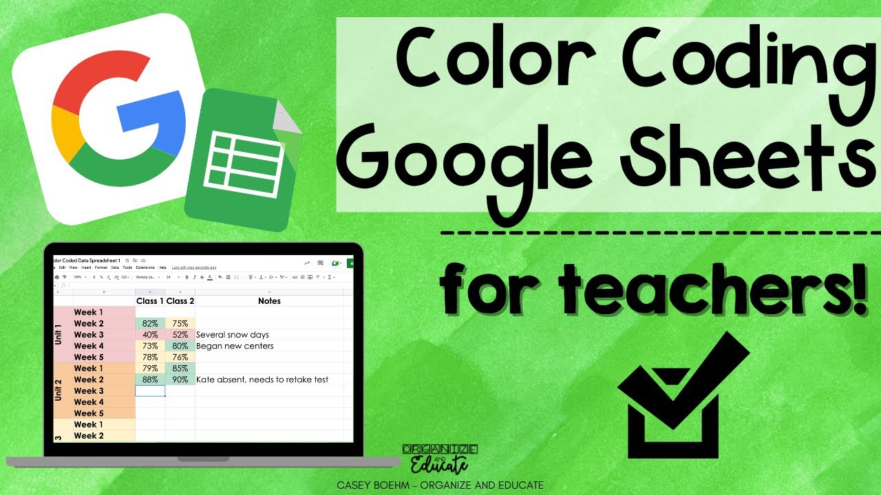 Color Coding Data on Google Sheets