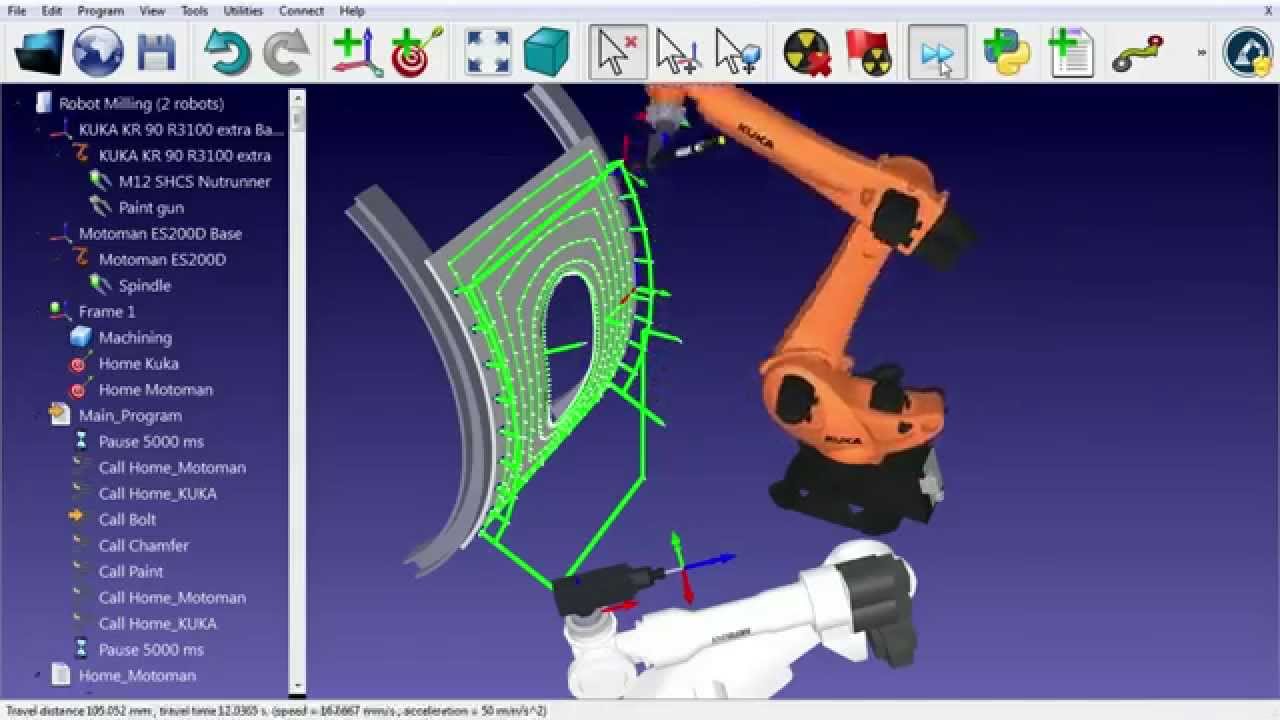 Robot Milling - RoboDK