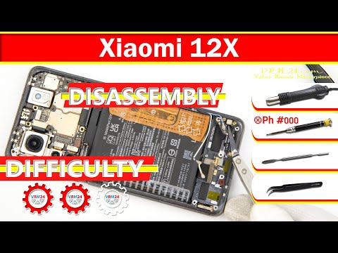 Xiaomi 12X 2112123AG Take apart Disassembly in detail