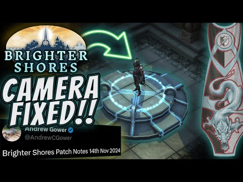 NEW Update in Brighter Shores! How to CENTER CAMERA & Key QoL Fixes!
