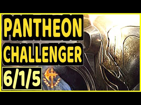 TRACE (PANTHEON) - 6/1/5 KDA CHALLENGER GAMEPLAY - KR