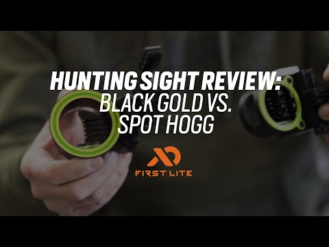The Beginners Bow Guide - Hunting Sight Review: Black Gold vs Spot Hogg