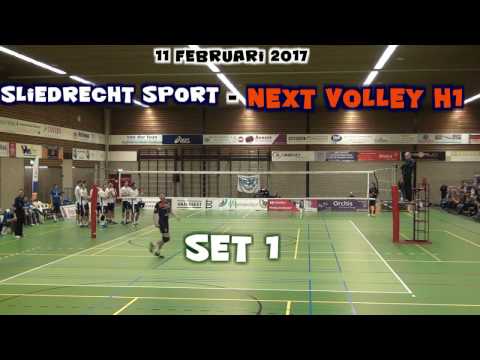Sliedrecht Sport H1- Next Volley H1 11-02-2017 set1