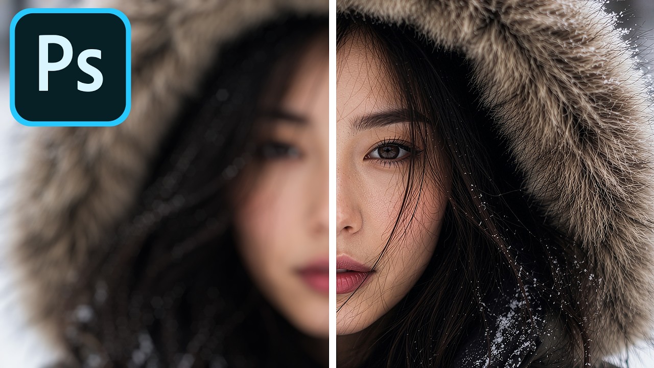How to Fix Blurry Photos in Photoshop 2026  |  Upscale & Unblur