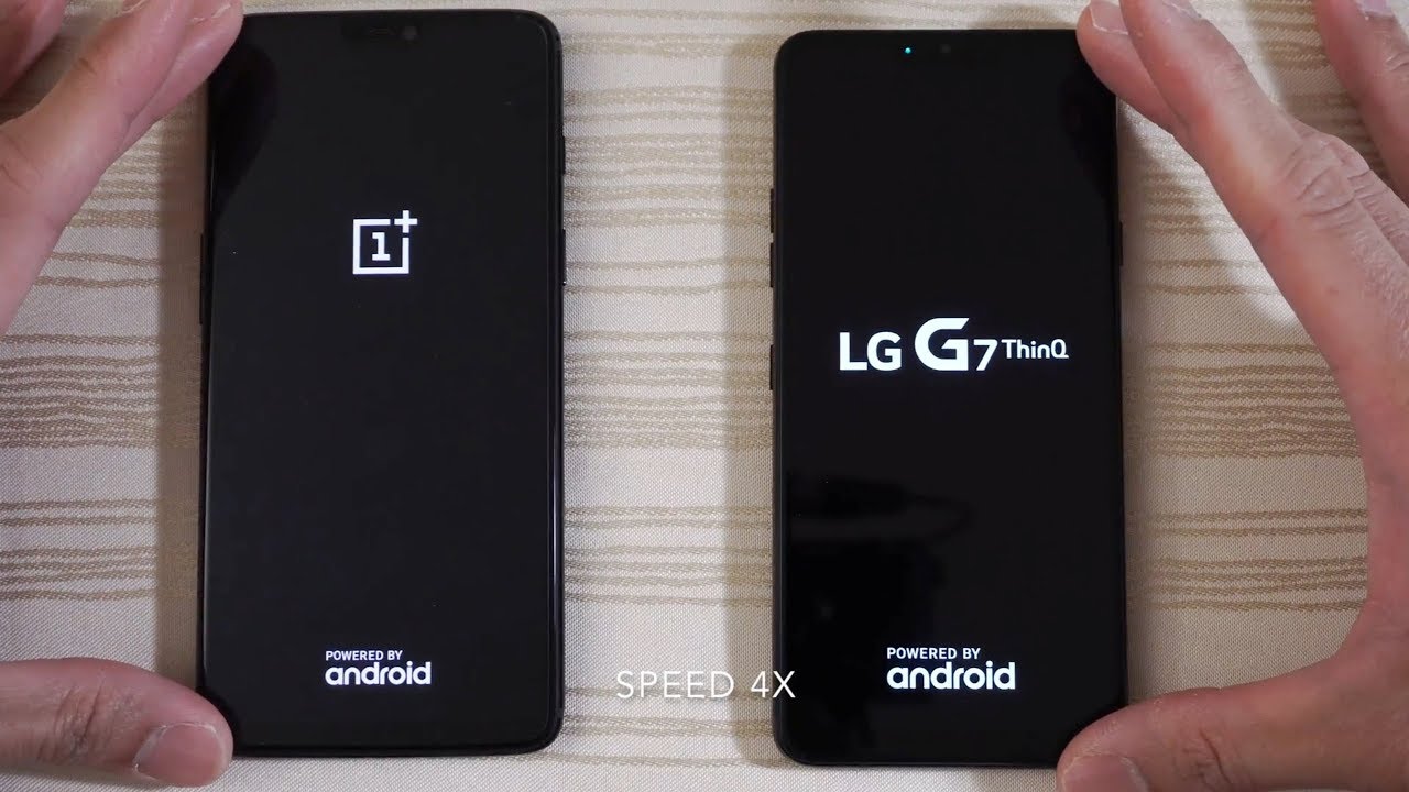 OnePlus 6 vs LG G7 ThinQ - Speed Test!